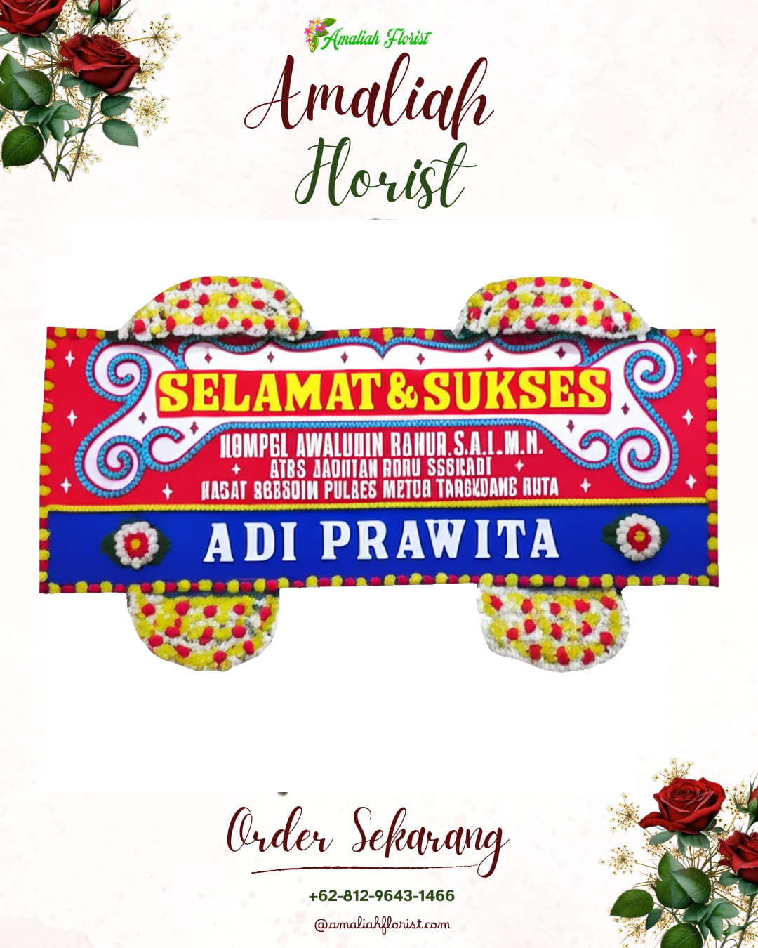 Papan Bunga Ucapan Selamat Gedebage